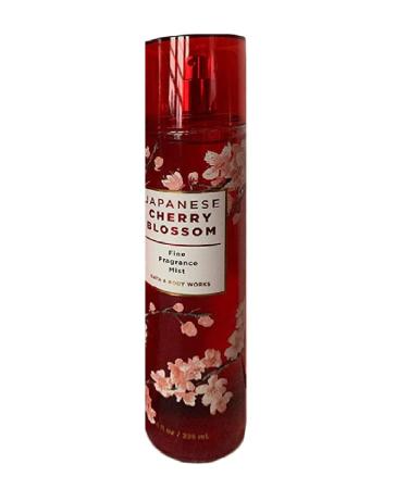 Bath and Body Works JAPANESE CHERRY BLOSSOM Fine Fragrance Mist 8 Fluid Ounce (2020 Edition)