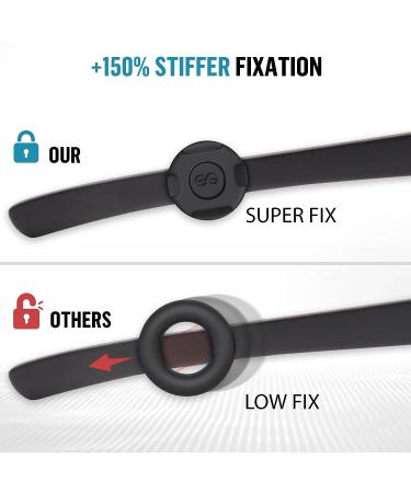 Eyeglass Ear Grips - Glasses Ear Cushion - Silicone Glasses Ear Grip - Eyeglass Accessories Glasses Grip - Ear Grips Hooks for Glasses - 12 Pairs (Black) 12 pairs Black - Buy Online on GoSupps.com