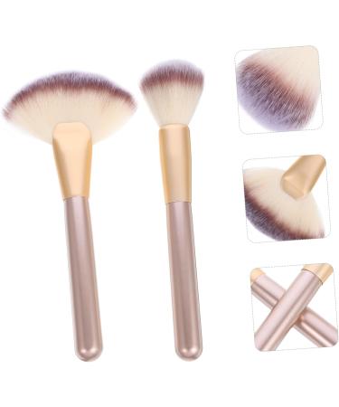 minkissy 2 Sets Makeup Brush Cosmetics Brush Blush for Cheeks Facial Makeup Brush - Buy Online on GoSupps.com