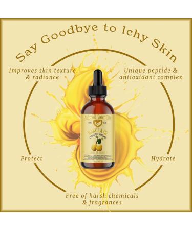 Natural Born Oils Marula Oil 4oz | 100% Pure Organic & Cold-Pressed | Rejuvenating & Moisturizing with Pump & Dropper - Buy Online on GoSupps.com