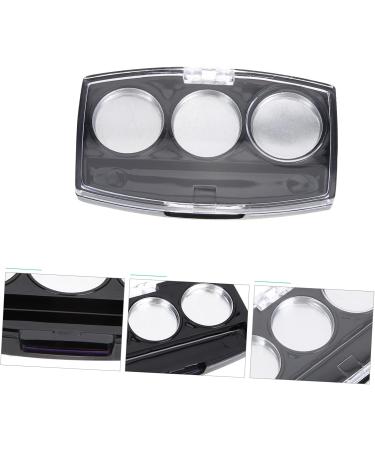 FOMIYES 10pcs Box Makeup Pallet DIY Eyeshadow Pans Empty Lipstick Pallet Eye Shadow Box Pigment Cosmetic Black 7.2x4.2cm - Buy Online on GoSupps.com