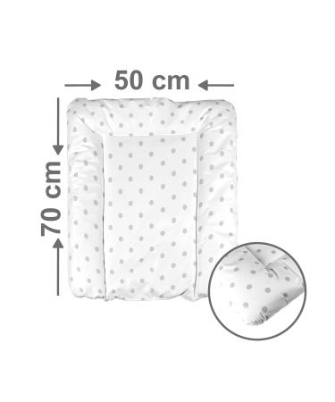 Babynness Waterproof Wrapping - High Quality & Wipeable Diaper Area Expansion - Dotted Gray 50x70 cm - Buy Online on GoSupps.com