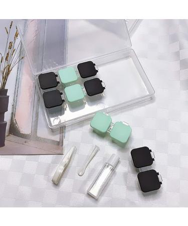 Buy XMING Clamshell Snap Button Contact Lens Box - Portable Storage for Multiple Pairs (5C Colors) - International Shipping Available - Buy Online on GoSupps.com