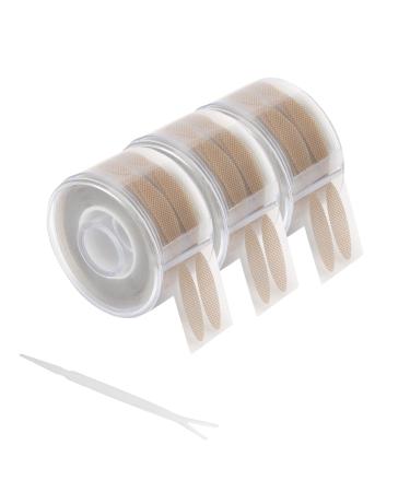 1800pcs Anjoize Eyelid Lift Anjoize Invisible Eyelid Lifter Strips Kit Anjoize Self-Adhesive Invisible Double Eyelid Tape with Tools (Large Round-Brown) Large Round-brown