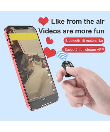Bluetooth Remote Control Page Turner for iPhone Camera - TikTok Compatible & iOS/Android Devices - Buy Online on GoSupps.com
