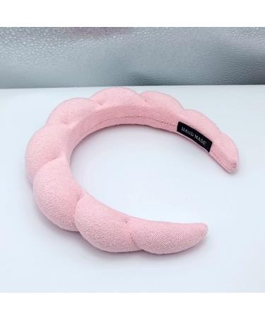 BLAISTER Spa Headband for Women - Soft Makeup and Facial Washing Headband - Cute Pink Hairband for Shower - Buy Online on GoSupps.com