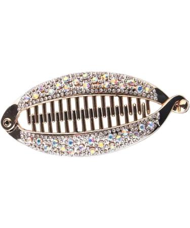 New 2025 1 Pc Fish Shape Hair Claw Clips Hair Jewelry Banana Barrettes Hairpins Hair Accessories For Women Clips Clamp Hair Styling Tools Jewelry Fashion Accessories Creative Gift - Buy Online on GoSupps.com