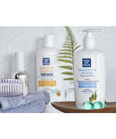 Kiss My Face Fragrance Free Shave Cream - 11 Fl Oz | Gentle & Hydrating Shaving for Sensitive Skin - Shop Internationally - Buy Online on GoSupps.com