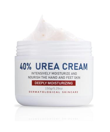 Urea Foot Cream Urea Cream 40 Percent For Feet Foot Cream for Cracked Heels and Dry Skin Urea Cream for Hand Foot and Body Care Deep Moisturizing Callus Remover Nourishes Soften