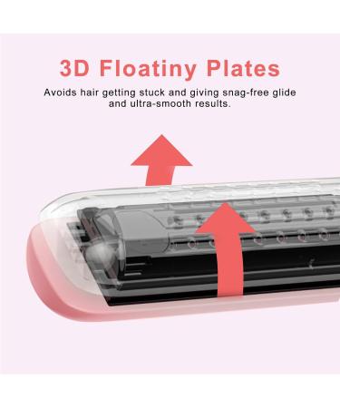 Pro 360 Airflow Hair Straightener & Curling Iron 2-in-1 | Titanium Flat Iron for Long-Lasting Curls & Straight Styles | Dual Voltage & Adjustable Temps | Perfect Hair Styling Tool - Buy Online on GoSupps.com