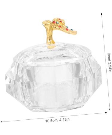 FOMIYES Tools Acrylic Nail Supplies Dish for Acrylic Nails Nail Cup Nail Dish Bowl Nail Dish Cup Nail Liquid Holder Round Nail Art Cup Dappen Dish Octagonal Glass Manicure Metal - Buy Online on GoSupps.com