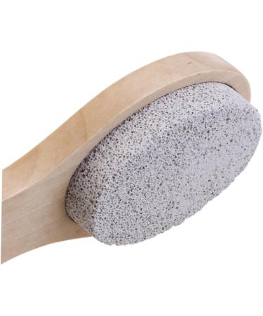 Ipetboom Healies Healthy Heathe Nailbrush Pumice Stone Scrubber Pumice for Feet Pedicure Tools Callus Reducer Foot Exfoliating Brush Crusty Foot Wash Sauce Scraper Remover Wooden - Buy Online on GoSupps.com