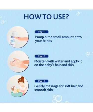 Chicco Baby Moments Gentle Body Wash & Shampoo (500ml) Best for Baby's Sensitive Skin - Buy Online on GoSupps.com