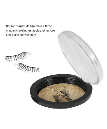 2 Pairs of 3D Magnetic Eyelashes - Reusable Soft No Glue Natural Look - Buy Online on GoSupps.com