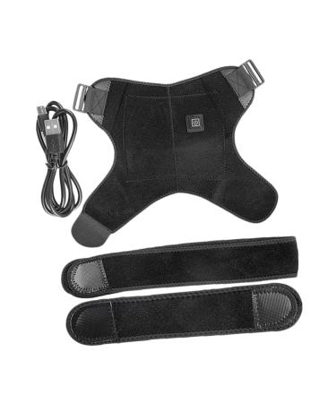 FRCOLOR Shoulder Pads Heated Shoulder Stabilizer Brace USB Shoulder Protector Heating Shoulder Brace Elastic Shoulder Protector Shoulder Warm Brace Winter Men and Women Shoulder Strap