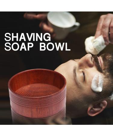 Premium Oak Wooden Shaving Bowl Mug - Ideal for Men's Shaving & Grooming Essentials | International Shipping Available - Buy Online on GoSupps.com