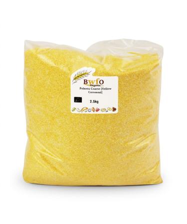 Organic Polenta Coarse Yellow Cornmeal 2.5kg (BWFO) 2.5 kg (Pack of 1) - Buy Online on GoSupps.com