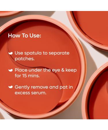 Cooling Under Eye Patches | Brightening & De-Puffing Mask with 4% Niacinamide & Kombucha Tea | 15 Pairs for Hydration & Pigmentation Reduction - Buy Online on GoSupps.com