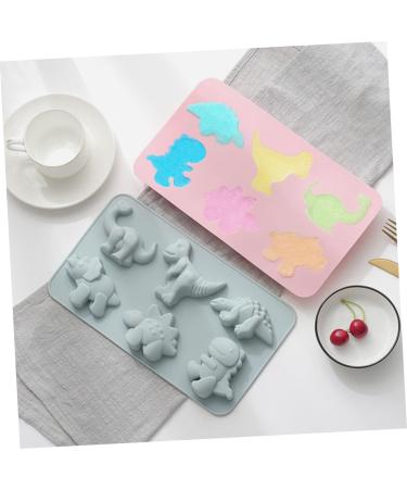 Ciieeo 6 Pcs Dinosaur Cake Mold Tuile Molds Silicone Ice Cube Candy Chocolate Silicone Moulds Silicone Molds for Resin Silicone Cake Mould Clay Molds Silicone Cake Mold Art Decorate Jelly 28X16.2CMx3pcs - Buy Online on GoSupps.com