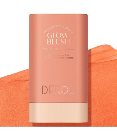 Cream Blushes Stick | Blushes Stick for Cheeks - Rotating Design Makeup Blushes Stick Waterproof Long Lasting Cheek Tint For Women Girls Mature Skin Rowces 02 - Buy Online on GoSupps.com