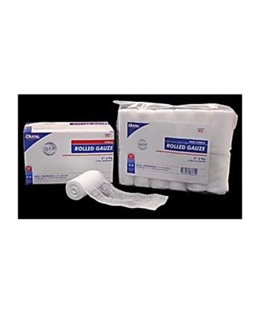 Dukal DUK 453 Rolled Gauze Sterile 2-Ply 1/Pouch 3" Width 5 Yards Length (Pack of 96)