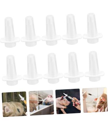 Toddmomy 30 Pcs Accessories Pig Nozzle for Pigs Piglet 4x2.5cmx3pcs Whitex3pcs - Buy Online on GoSupps.com