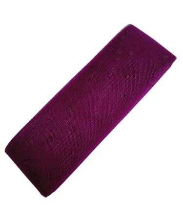 Abbaoww Stiff Horsehair Braid 4 Inch Wide 25 Yards for Polyester Boning Sewing Wedding Dress Dance Gowns Dress Accessories  Fuschia Fuschia 4 Inch