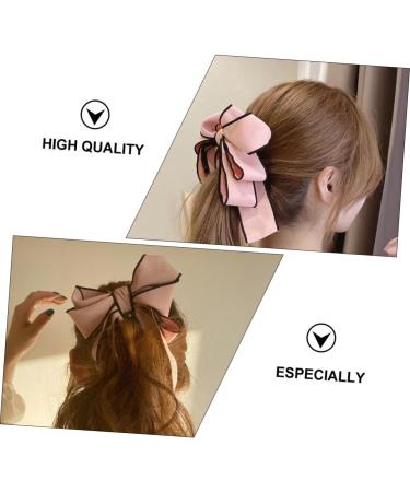 Beatifufu 1pc Bow Banana Clips Accesorios Para Attractive Hair Clip Hair Clickers Hair Barette Ponytail Holder No Tight-fitting Hair Clip Hairplop Hair Barrettes Purple Bracelet Jelly Fabric - Buy Online on GoSupps.com