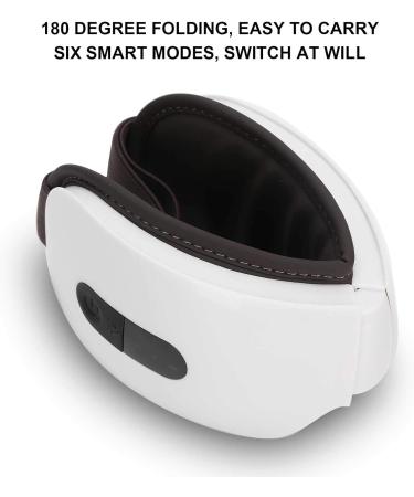 Eye Massager with Heat & Air Compression | Bluetooth Eye Care Device for Dry Eyes Headache Relief Tiredness & Dark Circles - Buy Online on GoSupps.com