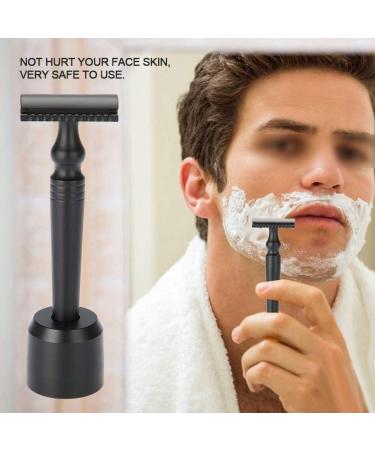 Revolutions Long Handle Double Edge Safety Razors | Premium Beard & Mustache Shaving Tool Set for Men - Buy Online on GoSupps.com