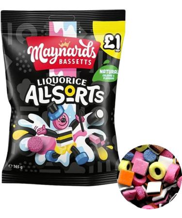 Liquorice Sweets Bag 165g - Pack of 2 - Wonderful mix of sweets - Buy Online on GoSupps.com