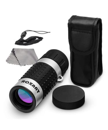 Roxant Monocular Telescope - High Definition Ultra Light Pocket Telescope - Includes Compact Monocular, Neck Strap & Cleaning Cloth, Monoculars for Adults, High Powered Handheld Telescope