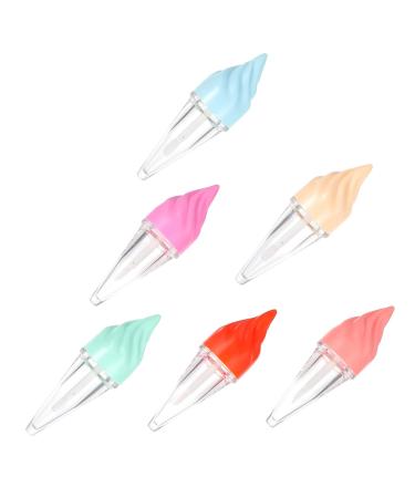 Hemobllo 6pi ces Tube De Gloss Flacon L vres Glac Support Soin L vres Outil Cosm tique Lot De Tubes Diy Adorables