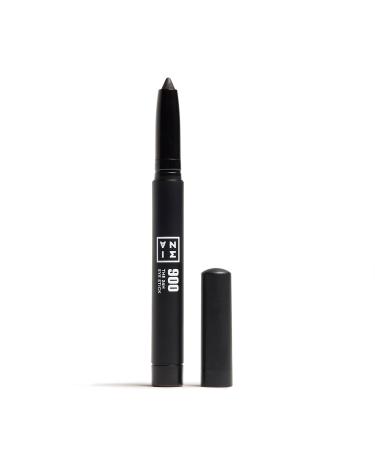 3ina make -up - The 24H Eye Stick 900 - Black eyeshadow with creamy texture - eyeshadow pen waterproof 24h - eyeshadow with matt shimmer & mettalic finish - vegan - cruelty free black 1 piece (1 Pack)