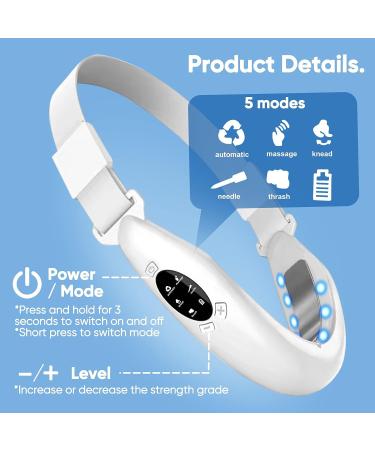 Intelligent Double Chin Reducer & V Face Lifting Beauty Device with Blue Red Light - Buy Online on GoSupps.com