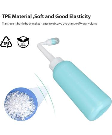 Buy TPE Vaginalusche 500ml Spray Bottle - Portable Hygienic Cleaning with Curved Nozzle & 12-Hole Spray Head - Ideal for Personal Care | International Shipping Available - Buy Online on GoSupps.com