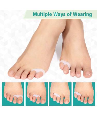 Toe Spreader Gel for Hallux Valgus & Hammer Toe Pain Relief | Silicone Toe Separator for Curved & Overlapping Toes - Super Soft & Durable - Buy Online on GoSupps.com