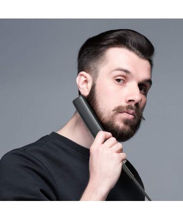 Lidasen Beard Straightener Comb for Men - Ionic Heated Hair Styler for Smooth, Straight Beard & Hair - Electric Brush for Home & Travel - Buy Online on GoSupps.com