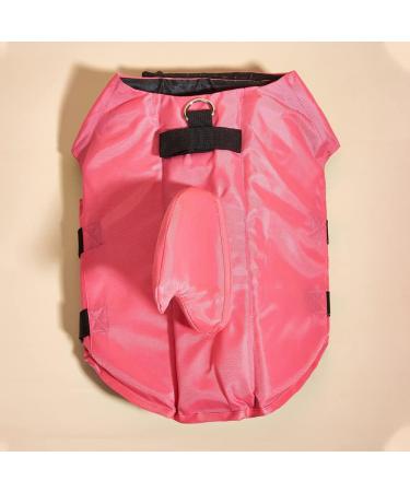 Snik-S Dog Life Jacket - Adjustable Belt Shark Pet Preserver for Short-Nose Dogs (Pug, Bulldog, Poodle, Bull Terrier, Golden Retriever) - XL Blue, Small Pink - Buy Online on GoSupps.com