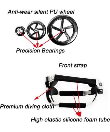 Dog Wheelchair for Back Legs Adjustable Dog Wheelchair Pet/Doggie Wheelchairs with Disabled Hind Legs Walking Mobility Recovery Aid - Easy to Assemble (Size : XXS) - Buy Online on GoSupps.com