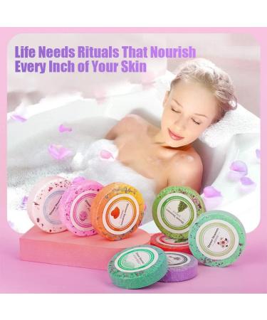 Shower Steamers Aromatherapy - 8 Pcs Bath Bombs with Essential Oils Gift Set for Self Care and Relaxation | Home Spa Kit for Men and Women - Buy Online on GoSupps.com