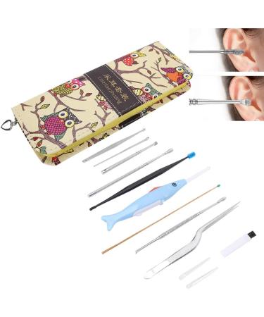 10PCS Luminous Children Ear Wax Removal Tool Set - Home Earpick & Tweezers for Safe Earwax Removal - Buy Online on GoSupps.com