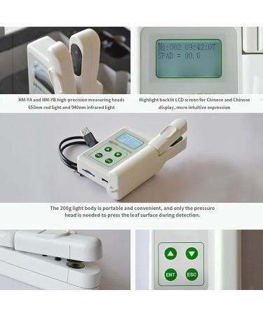 SYTEH Portable TYS-A Chlorophyll Meter Machine Handheld Plant Chlorophyll Tester Nutrition Analyzer Detector LCD Display 0.0-99.9SPAD Measuring area 2mm*3mm for Testing Plant Chlorophyll - Buy Online on GoSupps.com