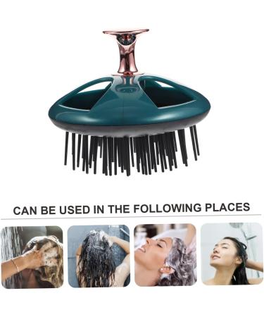 BUIFULSIC Shampoo Brush - Wear-Resistant Scale Peeling Tool for Daily Scalp Care | 9x8cm Green | International Shipping Available - Buy Online on GoSupps.com