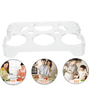 Uonlytech Egg Holder Fridge 3pcs Egg Storage Box Storage Bins Refrigerator Egg Tray Refrigerator Egg Holder Food Container Box - Buy Online on GoSupps.com
