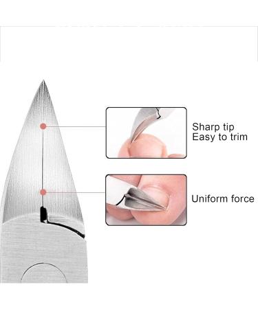 Natudeco Cuticle Cutter Sharp Cuticle Nippers Cuticle Trimmer Stainless Steel Ingrown Nail Clippers Cuticle Nippers Toenail Trimmer Cutter Rose Gold - Buy Online on GoSupps.com
