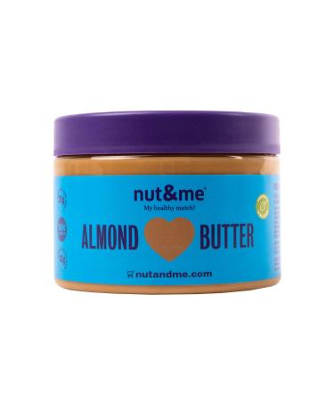 Pur e d'amandes sans sucres ajout s 300 g nut&me | 100% Beurre d'Amande | Cr meuse | Sans gluten | Sans conservateurs | Vegan | P te d'amande sans huile de palme