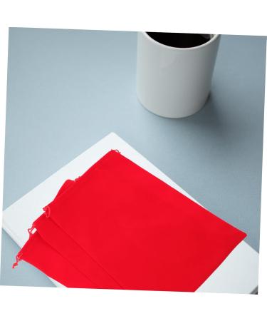 BELLIFFY 3pcs Hair Dryer Storage Bag Hair Dryer Travel Bags Hair Dryer Pouches Hair Dryer Bags Flannel Red - Buy Online on GoSupps.com