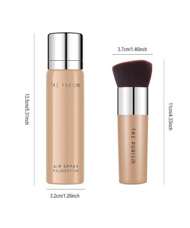 Ownest Beauty KYDA AirBrush Foundation Spray Silky Mist Makeup for Flawless Nude Finish - Cruelty-free, Moisturizing Formula - Buy Online on GoSupps.com