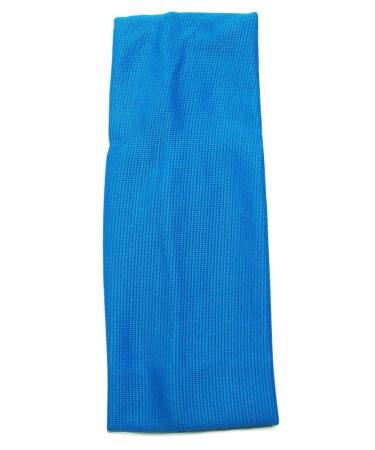 Bling Online 7cm Elasticated Fabric Headband. (Bright Blue)